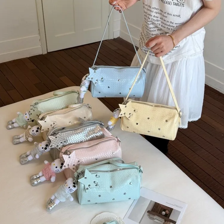 Tas Selempang Wanita Bahan PU Sintetis Tekstur Halus Grosir