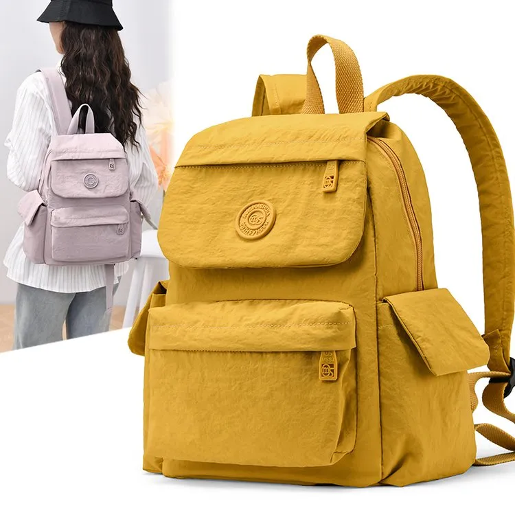 Tas Ransel Bahan PU Sintetis Tekstur Halus Grosir