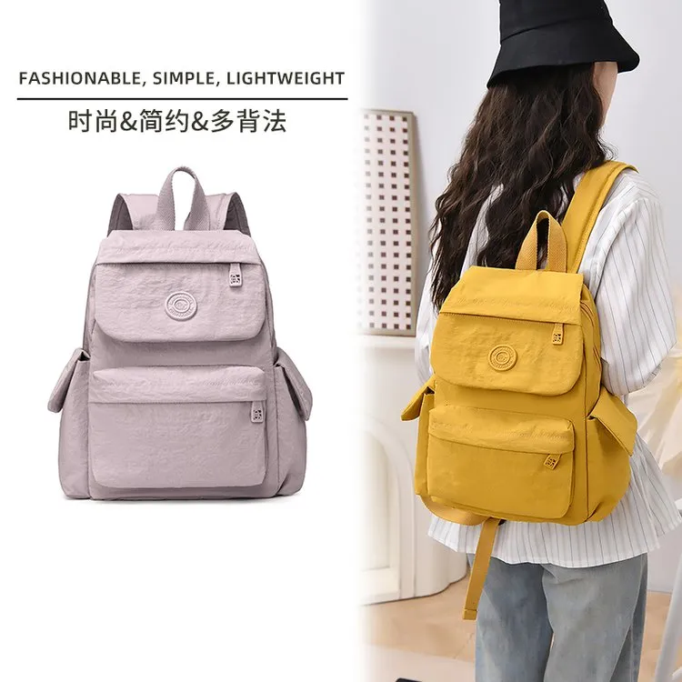Tas Ransel Bahan PU Sintetis Tekstur Halus Grosir