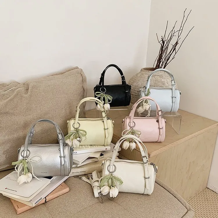 Tas Selempang Wanita Bahan PU Sintetis Tekstur Halus Grosir