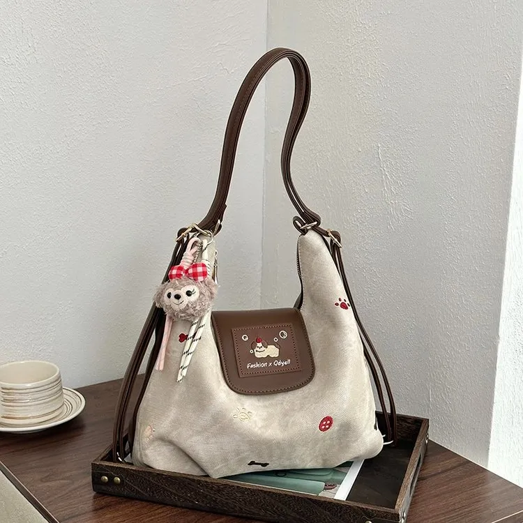 Tas Selempang Wanita Bahan PU Sintetis Tekstur Halus Grosir