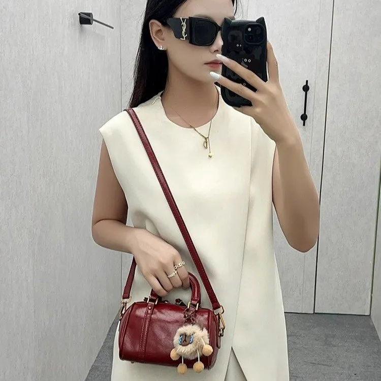 Tas Selempang Wanita Bahan PU Sintetis Tekstur Halus Grosir